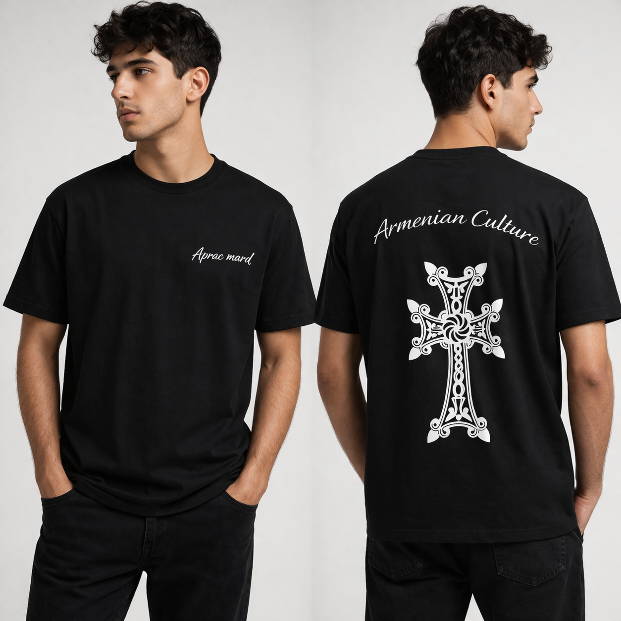 APRAC MARD Armenian Culture Tee in black
