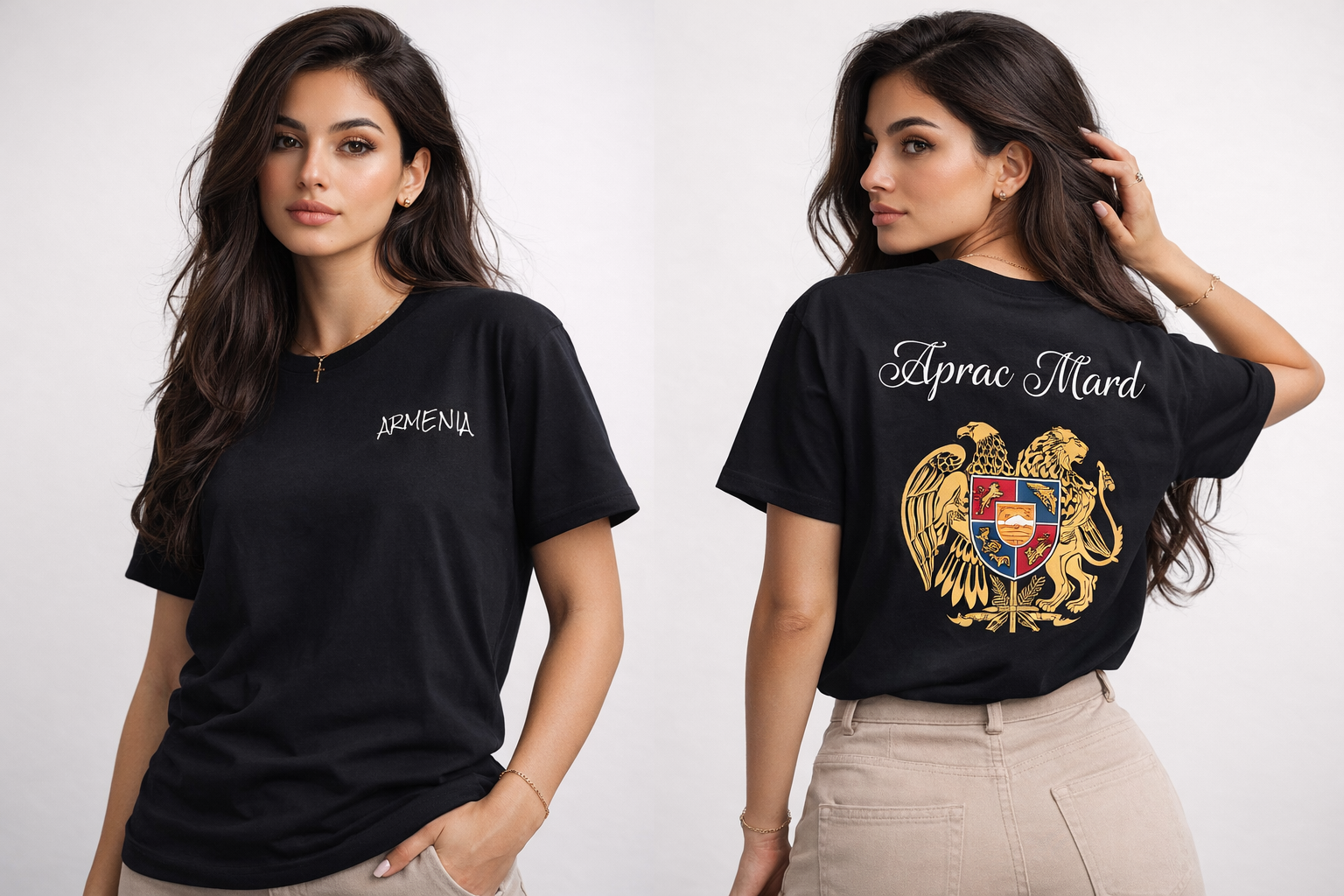 APRAC MARD Armenia Crest Tee in black